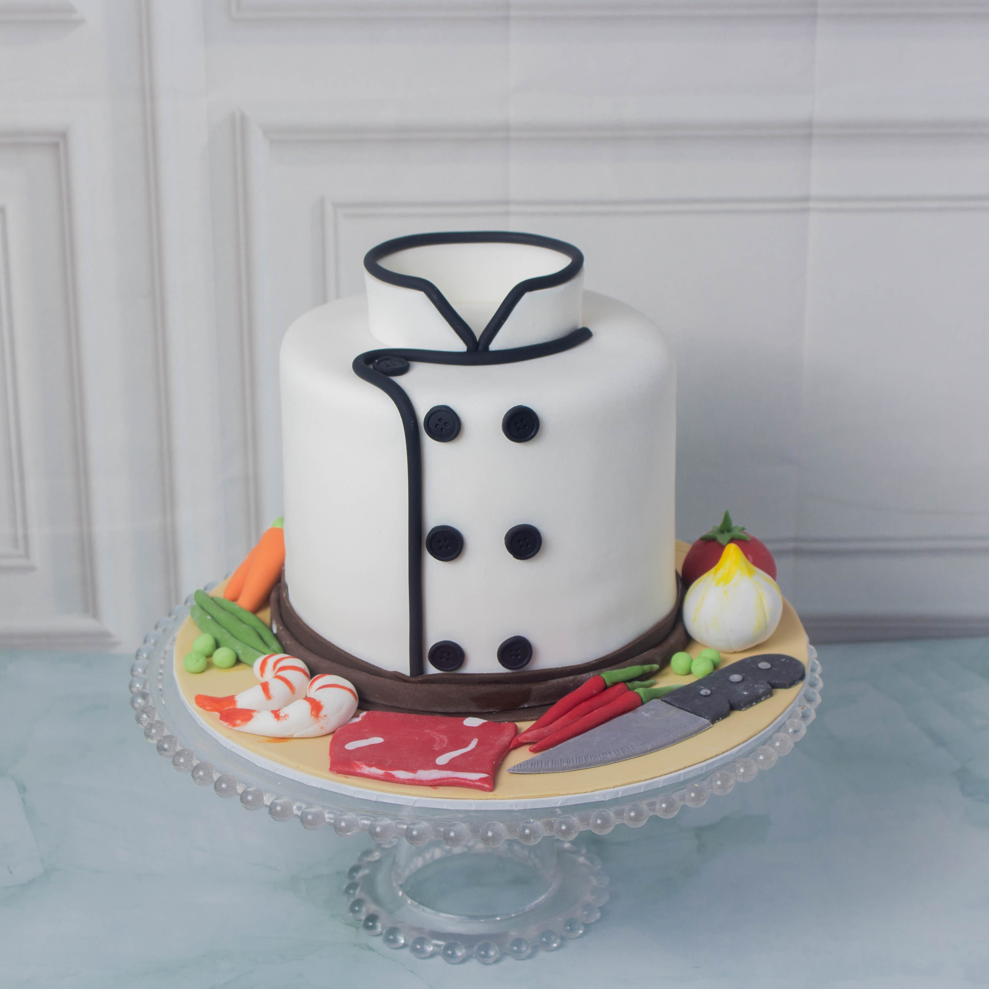 Chef Coat Theme Cake 1.5Kg